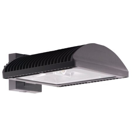 Rab LPACK FLAT WALLMOUNT 105W LED TYPE IV WARM BILEVEL BRONZE WPLED4T105YFX/BL